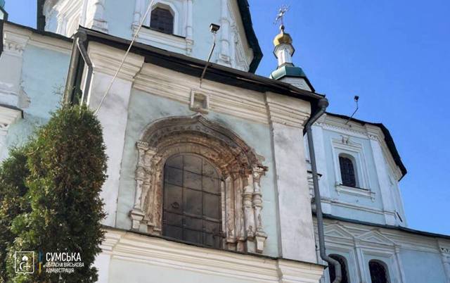 Свято-Воскресенський кафедральний собор у Сумах постраждав від російського удару