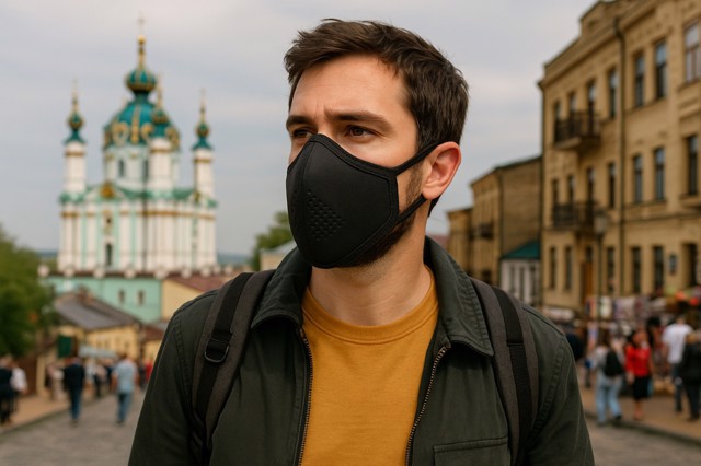 Чому кожен мандрівник повинен носити фільтрувальну маску в рюкзаку